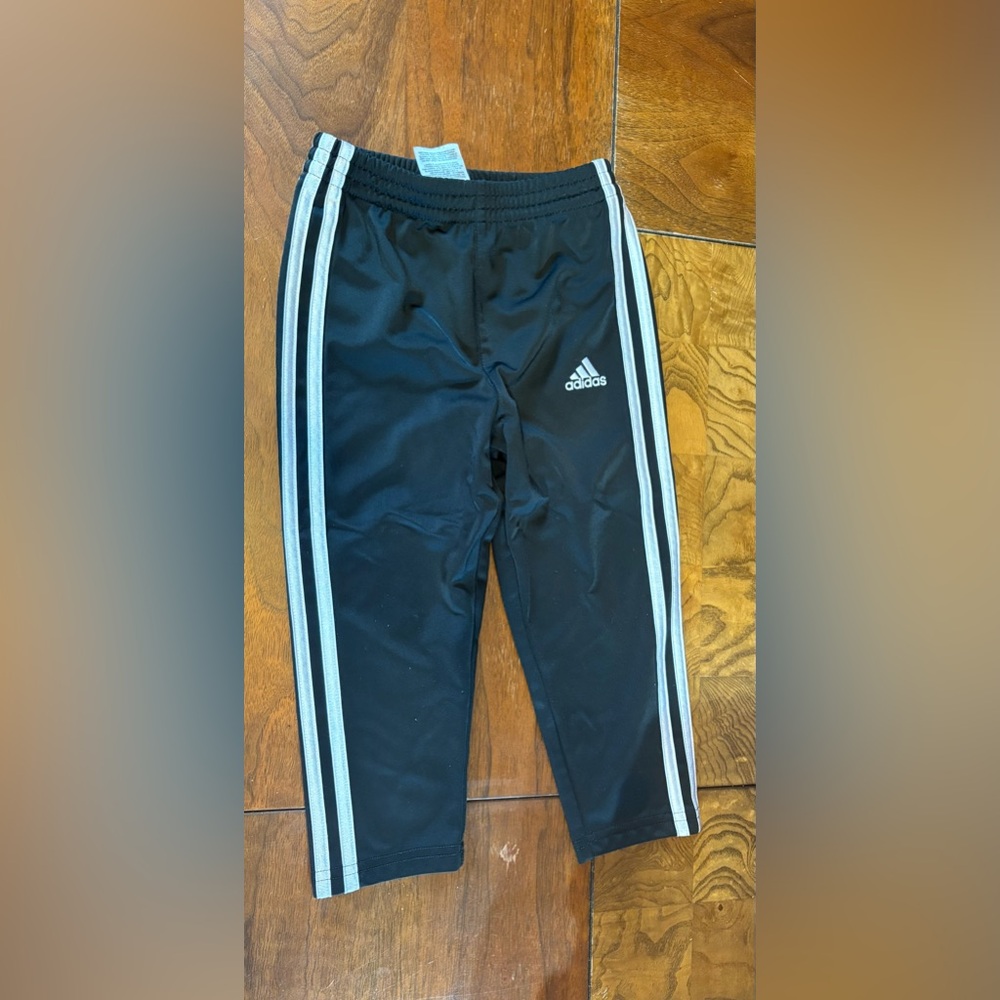 Adidas Kids Black Track Pants